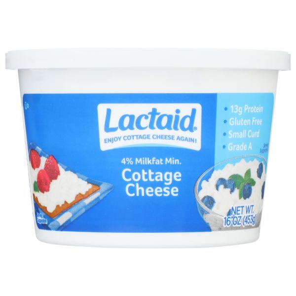 LACTAID: Cottage Cheese, 16 oz