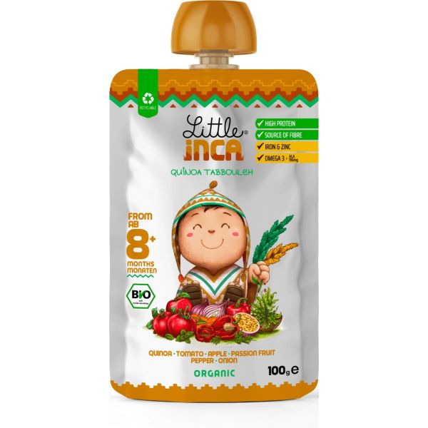 LITTLE INCA: Quinoa Tabbouleh Baby Food, 3.5 oz