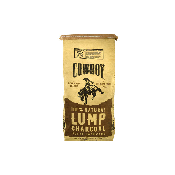 COWBOY CHARCOAL: Hardwood Lump Charcoal, 8.8 lb