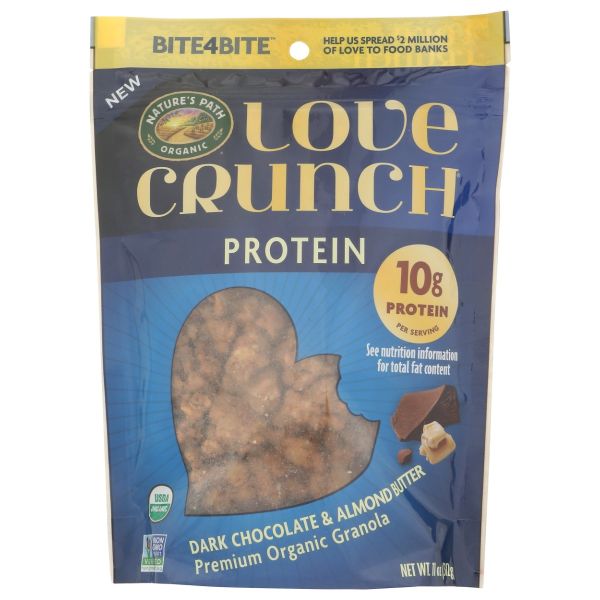 NATURES PATH: Love Crunch Chocolate Almond Butter Protein Granola, 11 oz