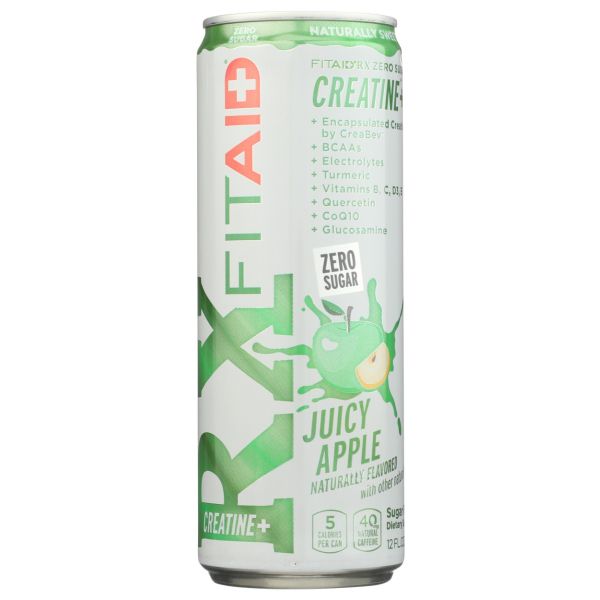 LIFEAID BEVERAGE: Fitaid Rx Juicy Apple Zero Sugar, 12 fo