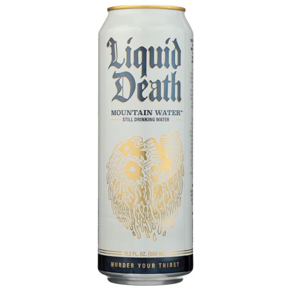LIQUID DEATH: Still Mountain Water, 19.2 fo