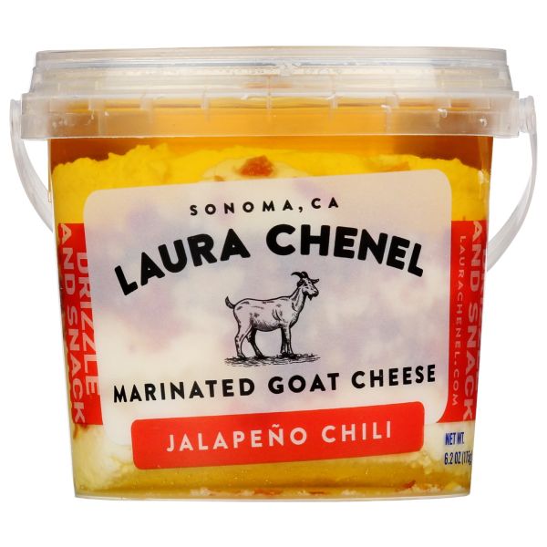 LAURA CHENELS: Marinated Goat Cheese Jalapeño Chili, 6.2 oz