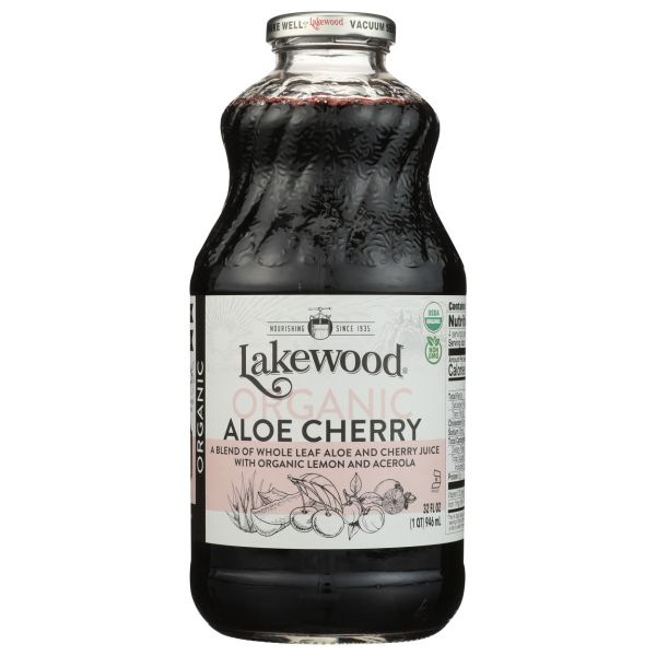 LAKEWOOD: Organic Aloe Cherry Juice Blend, 32 fo