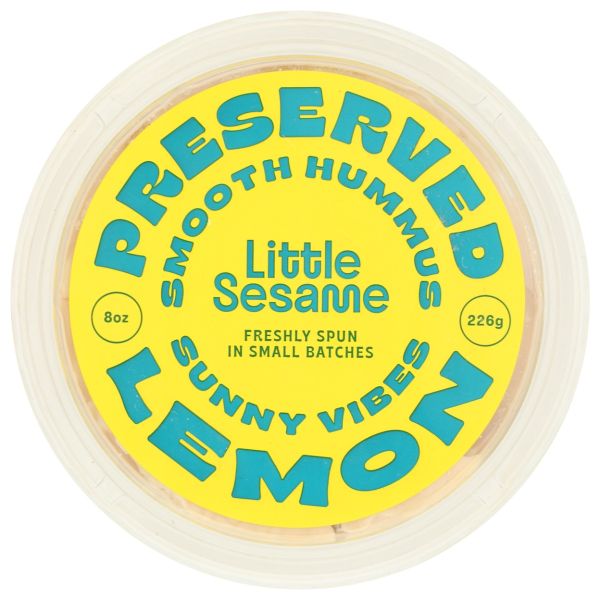 LITTLE SESAME: Preserved Lemon Hummus, 8 oz