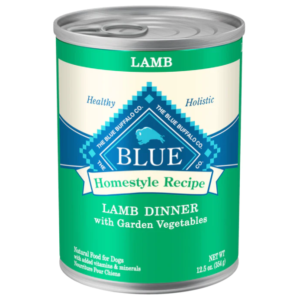 BLUE BUFFALO: Lamb Dinner With Garden Vegetables Adult Dog Food, 12.5 oz