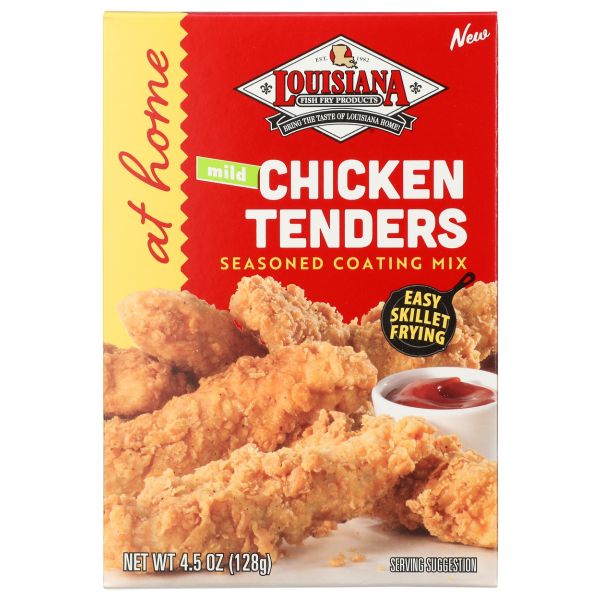 LOUISIANA FISH FRY: Mild Chicken Tenders Coating Mix, 4.5 oz