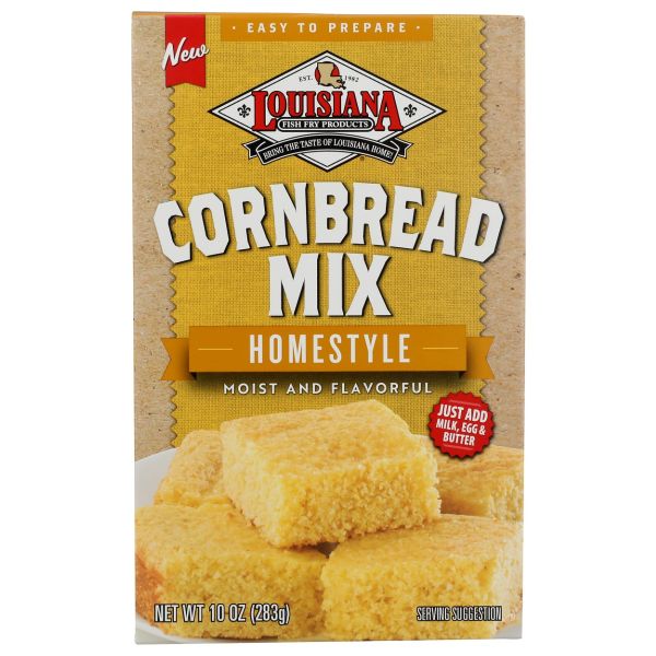 LOUISIANA FISH FRY: Homestyle Cornbread Mix, 10 oz
