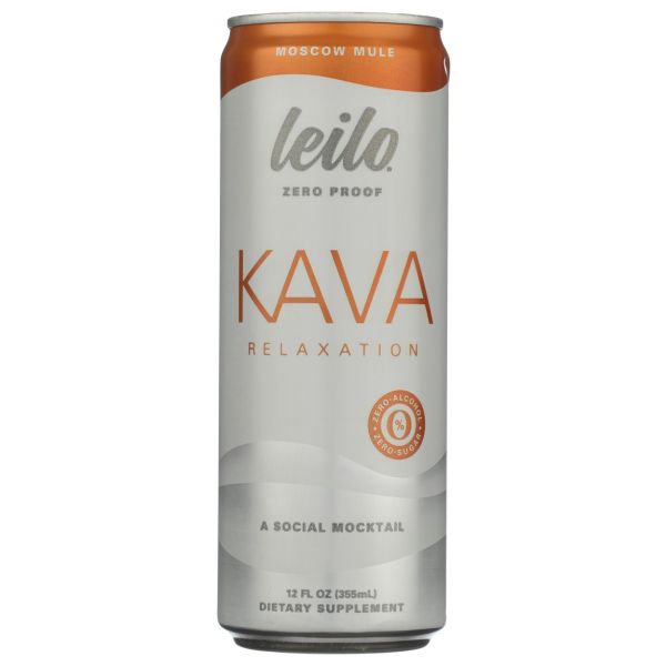 LEILO: Kava Moscow Mule Beverage, 12 fo