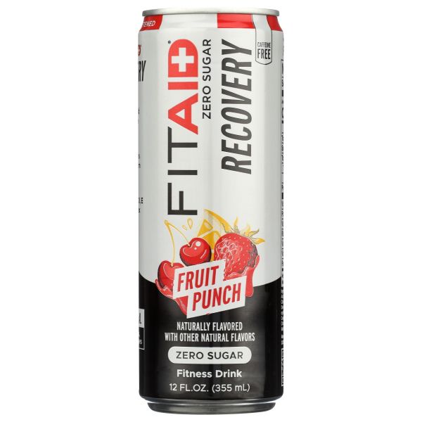LIFEAID BEVERAGE: Fitaid Recovery Fruit Punch Zero Sugar, 12 fo
