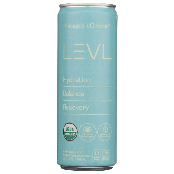 LEVL: Pineapple Coconut Beverage, 12 fo