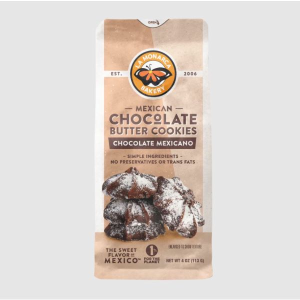 LA MONARCA BAKERY: Mexican Chocolate Cookies, 4 oz