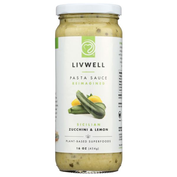LIVWELL FOODS: Sicilian Zucchini and Lemon Sauce, 16 oz