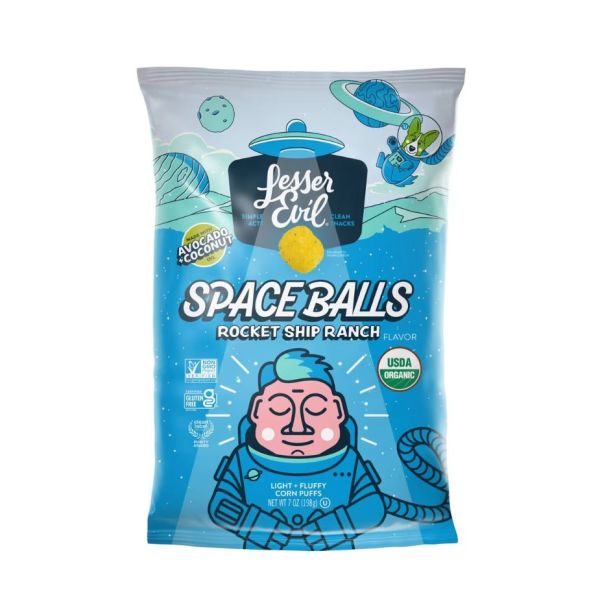 LESSER EVIL: Rocket Ship Ranch Space Balls, 7 oz