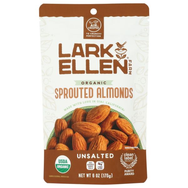 LARK ELLEN FARM: Organic Sprouted Almonds, 6 oz