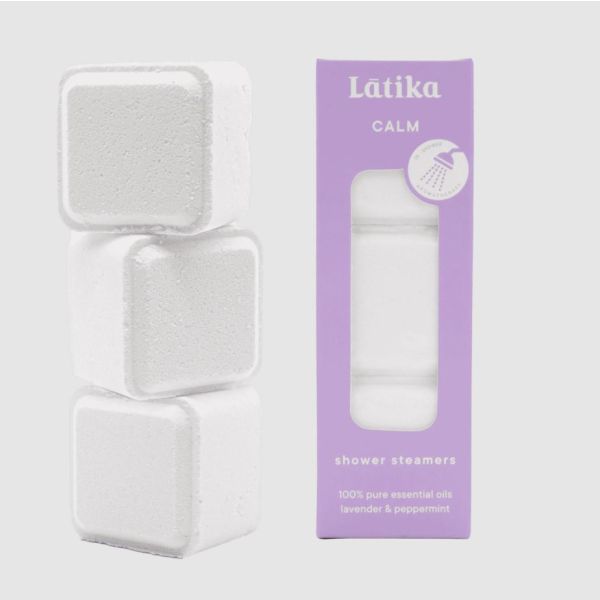 LATIKA BEAUTY: Calm Aromatherapy Shower Steamers, 9 oz