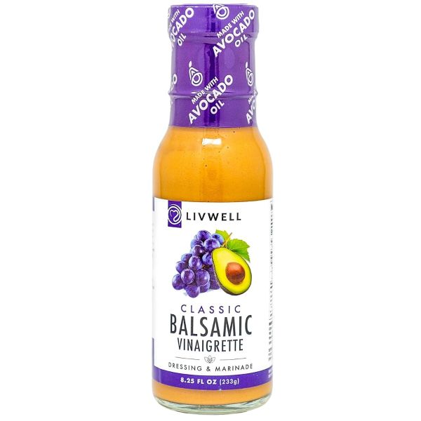 LIVWELL FOODS: Classic Balsamic Vinaigrette and Marinade, 8 fo