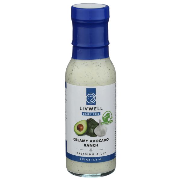 LIVWELL FOODS: California Avocado Ranch Dressing, 8 oz