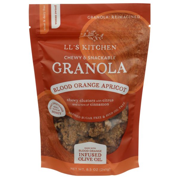 LLS KITCHEN: Blood Orange Apricot Granola, 8.5 oz