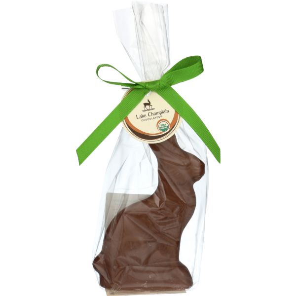 LAKE CHAMPLAIN CHOCOLATES: Classic Milk Organic Bunny, 3.75 oz