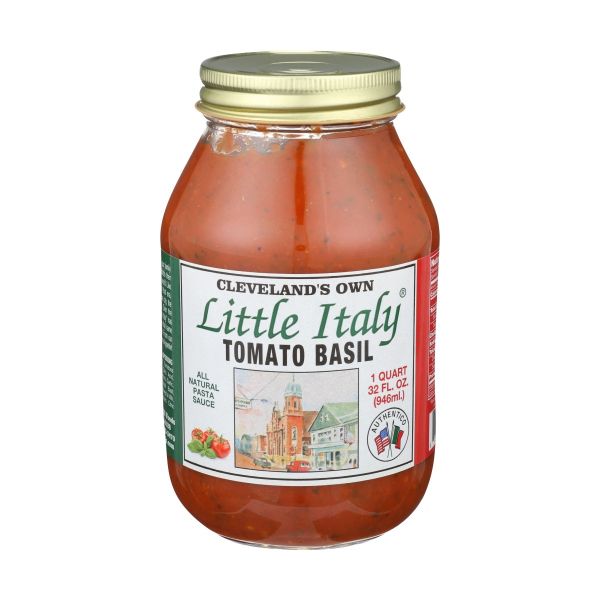 LITTLE ITALY: Tomato Basil Pasta Sauce, 32 oz