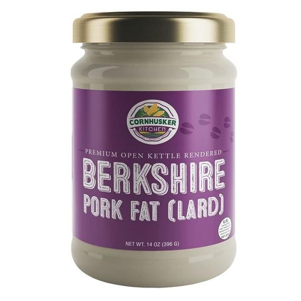 CORNHUSKER KITCHEN: Berkshire Premium Pork Lard, 14 oz