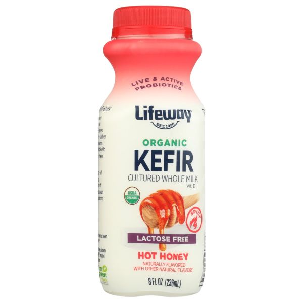 LIFEWAY: Organic Whole Milk Kefir Hot Honey, 8 fo