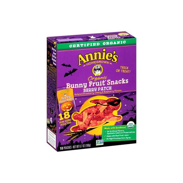 ANNIES HOMEGROWN: Fruit Snack Halloween Org, 6.35 oz