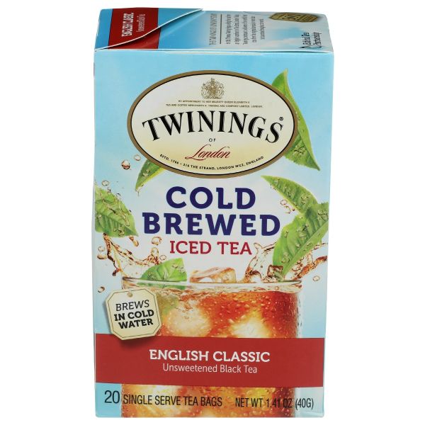 TWINING TEA: Tea Cold Brw Engl Clssc, 20 bg