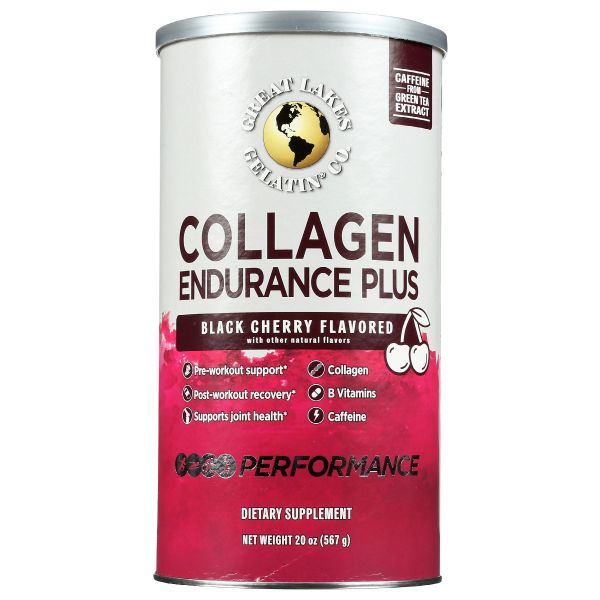 GREAT LAKES: Collagen Endurance Chrry, 20 oz