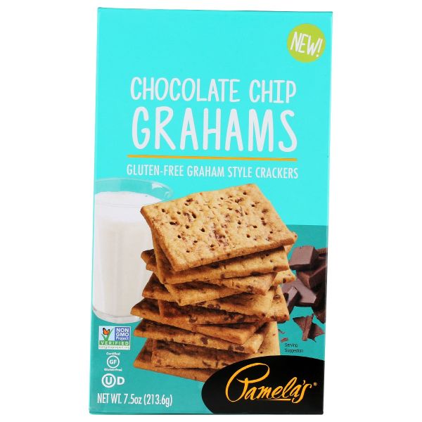 PAMELAS: Cracker Graham Choc Chip, 7.5 oz