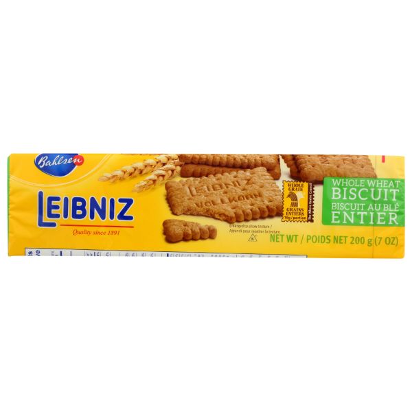 BAHLSEN: Biscuit Leibniz Whl Wheat, 7 oz