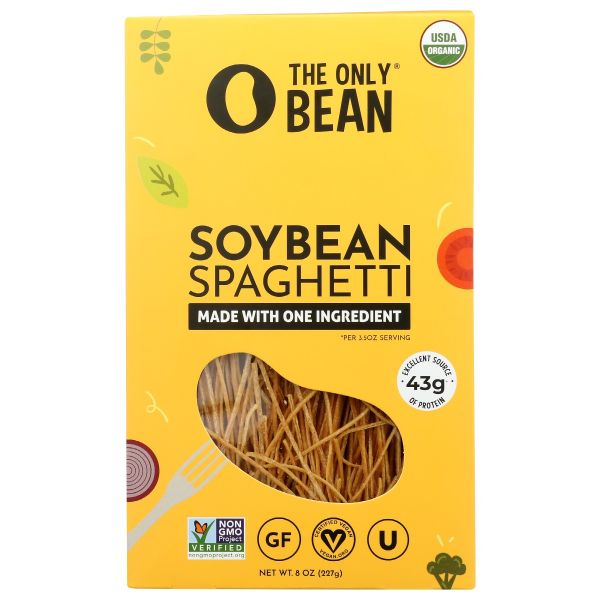 THE ONLY BEAN: Pasta Soybean Spaghetti, 8 oz