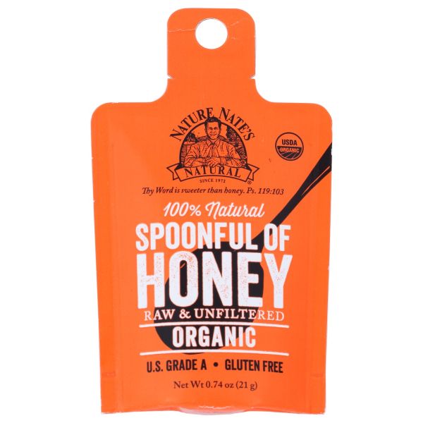 NATURE NATES: Honey Spoonful Packets, 0.74 oz