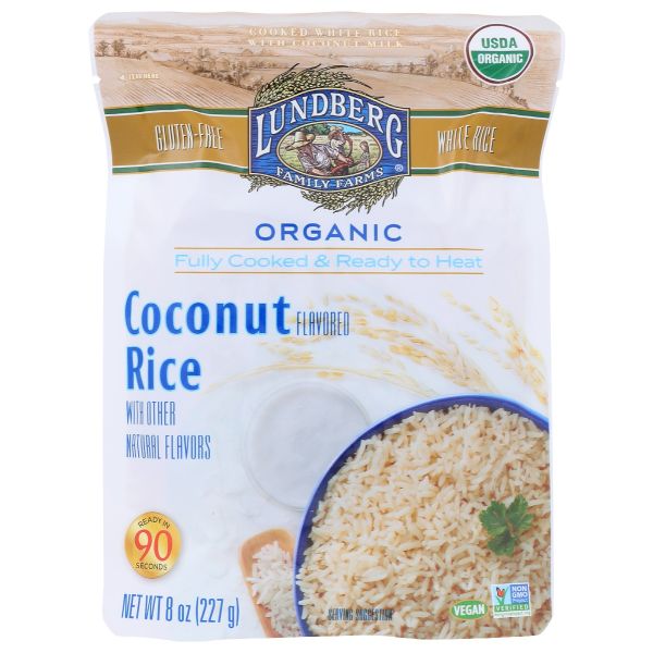 LUNDBERG: Rice Coconut Org, 8 oz