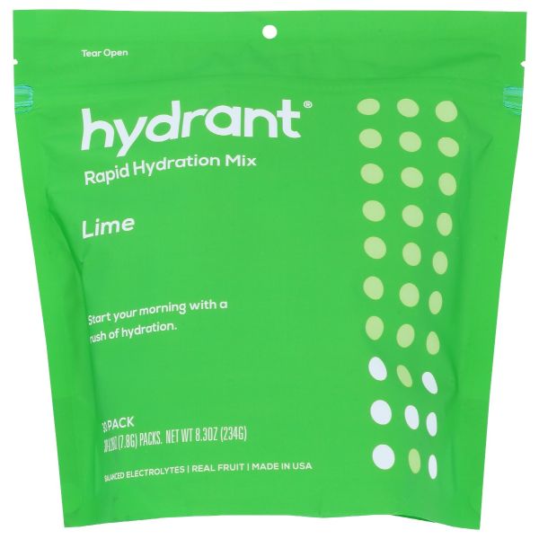 HYDRANT: Hydration Lime 30Pkt, 30 ea
