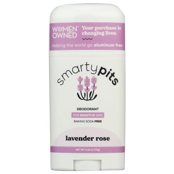 SMARTYPITS: Lavender Rose Sensitive Skin Formula, 2.65 oz