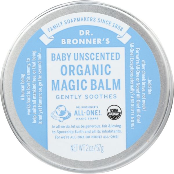 DR BRONNER: Balm Magic Unscented, 2 oz