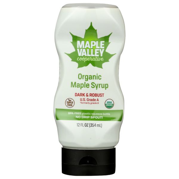 MAPLE VALLEY COOPERATIVE: Syrup Maple Drk Robust Sqzble, 12 oz