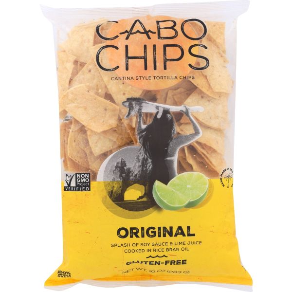 CABO CHIPS: Chip Tort Soy Sauce Lime, 10 oz