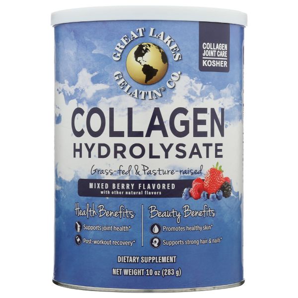 GREAT LAKES: Collagen Powder Mxd Brry, 10 oz