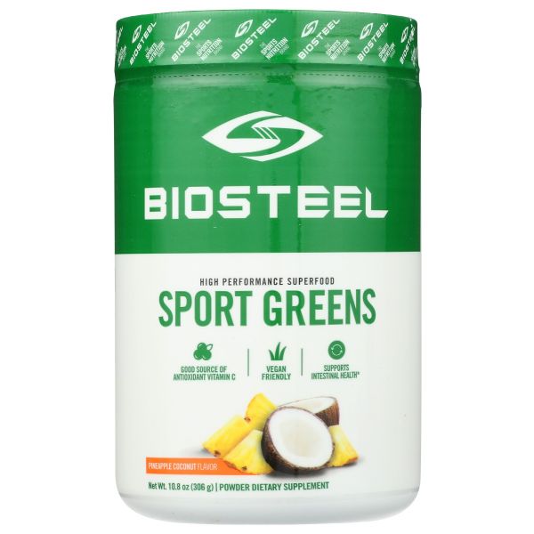 BIOSTEEL: Sport Greens Pineapple Cc, 10.8 oz
