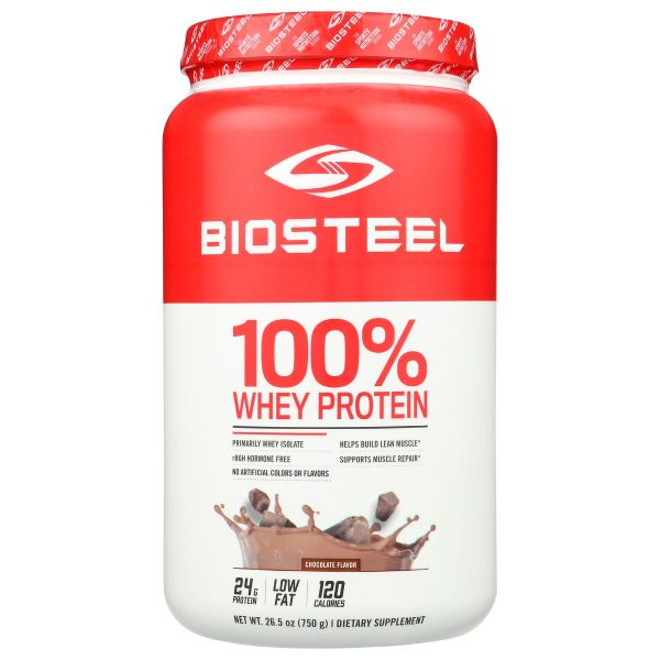 BIOSTEEL: Whey Protein Pwdr Chocola, 26.5 oz