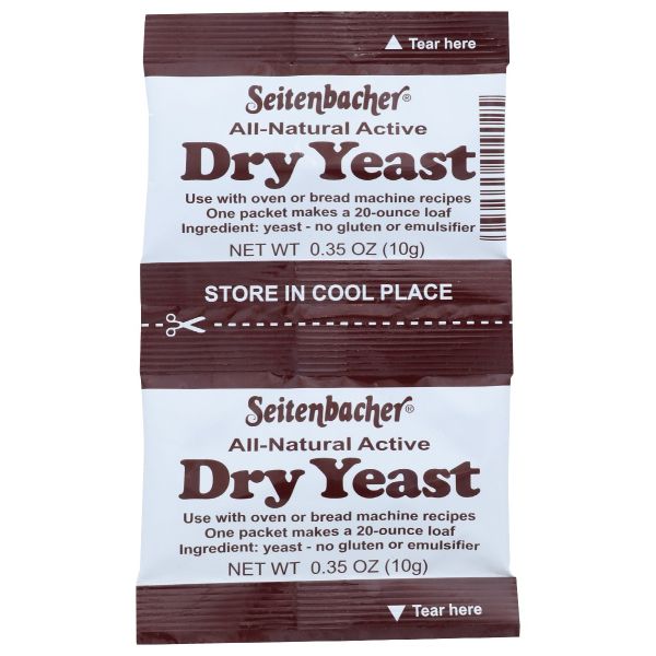 SEITENBACHER: Yeast Dry Active, 0.7 oz