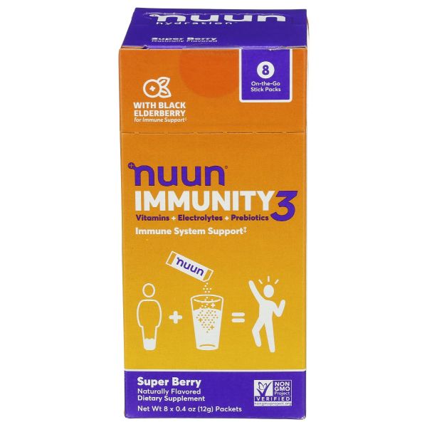 NUUN: Immunity 3 Pkt Berry, 8 pk