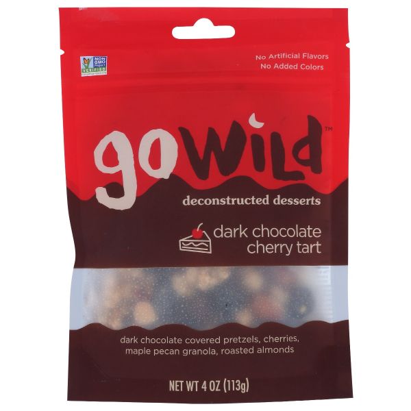 GO WILD: Snack Drk Choc Chrry Tart, 4 oz