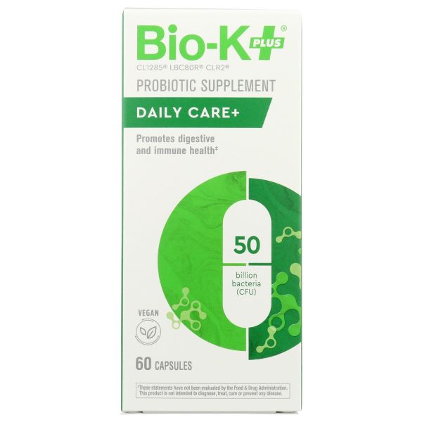 BIO K: Probiotic Daily 50Bil, 60 CP