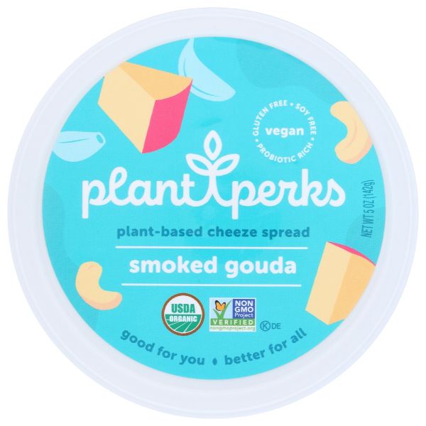 PLANT PERKS: Cheeze Spread Smkd Gouda, 5 oz