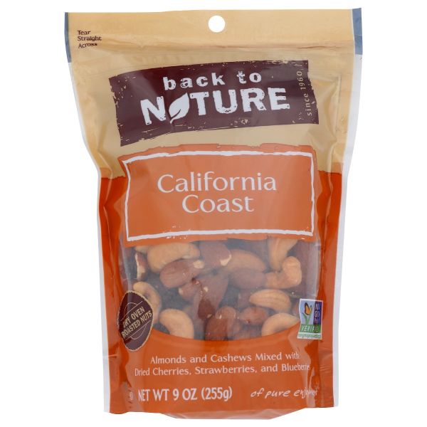 BACK TO NATURE: Nut Calif Coast Blend, 9 oz