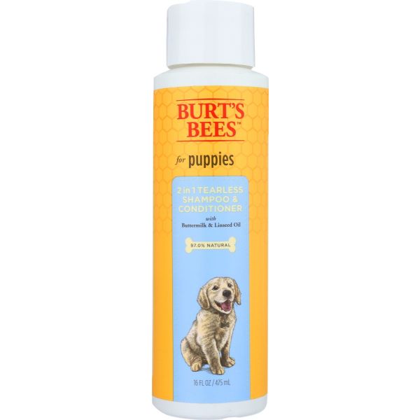 BURTS BEES NATURAL PET CARE: Shampoo Condnr Trlss Dog, 16 oz